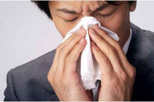 冬花粉症のいやな症状。クシャミ、鼻水、鼻づまり・・・